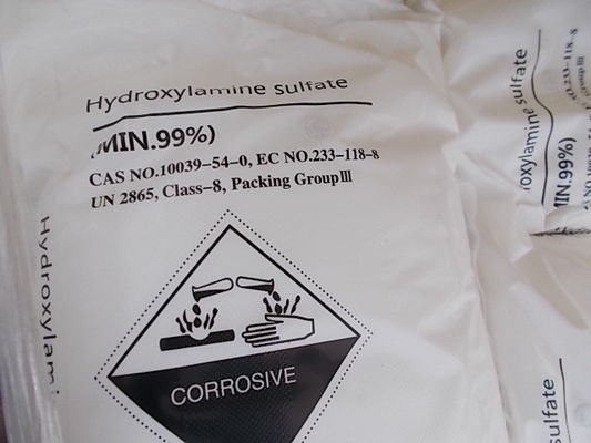 buon prezzo Spolverizzi il solfato dell'idrossilammina, mediatore chimico di ISO9001 CAS 10039-54-0 in linea